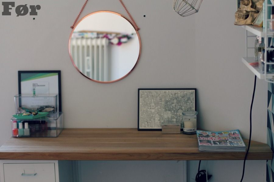 Diy: farv din bordplade rockpaperdresses Ikea køkkenbordplade