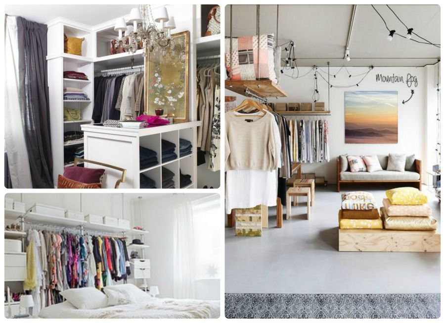Inspiration: garderobe rockpaperdresses Klædeskabe med seng